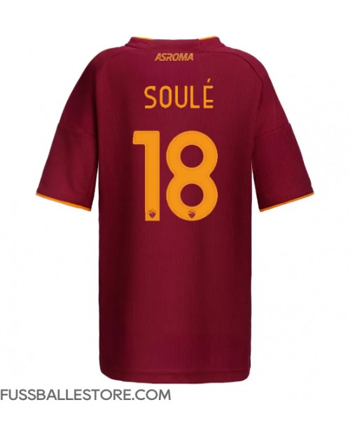 Günstige AS Roma Matias Soule #18 Heimtrikot Damen 2025-26 Kurzarm Günstige AS Roma Matias Soule #18 Heimtrikot Damen 2025-26 Kurzarm